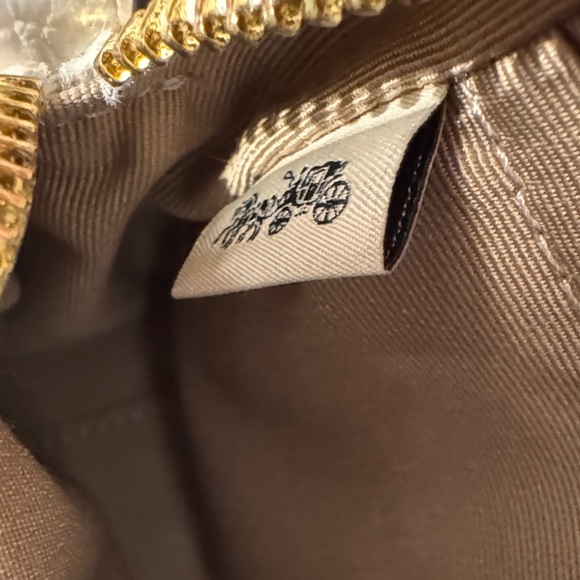 Coach Jamie Crossbody Bag with Gold Hardware and Cream Leather - Picture 9 of 11